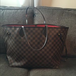 LOUIS VUITTON NEVERFULL GM DAMIER EBENE