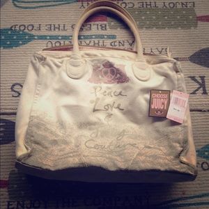 Authentic Juicy Couture tote bag purse