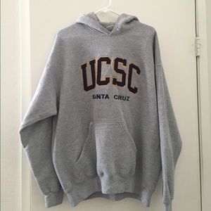 Gray Men's XL hooded sweatshirt