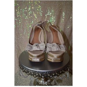 BEBE Platform Spike heels