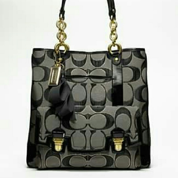 Coach signature tote