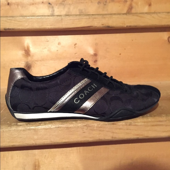 Black Coach Gym Shoes
