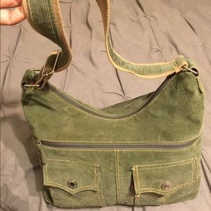 Levi's olive green shoulder bag