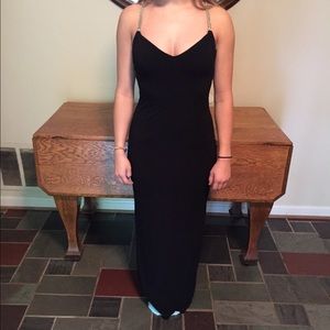 Beautiful black prom dress
