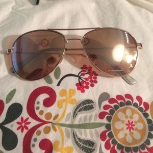 Rose gold sunglasses
