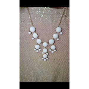 White Bauble Necklace