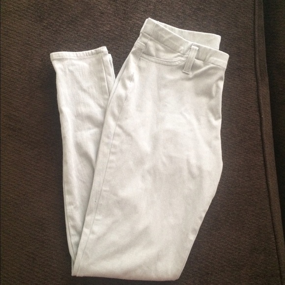 Grey jeggings