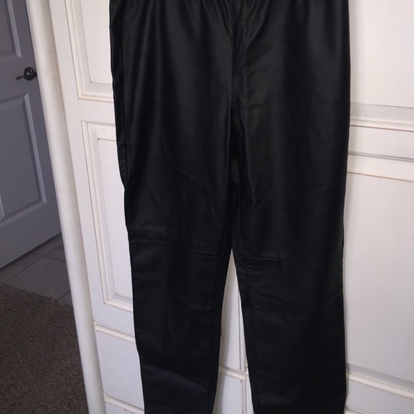 faux leather leggings