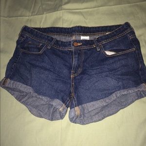 Denim shorts