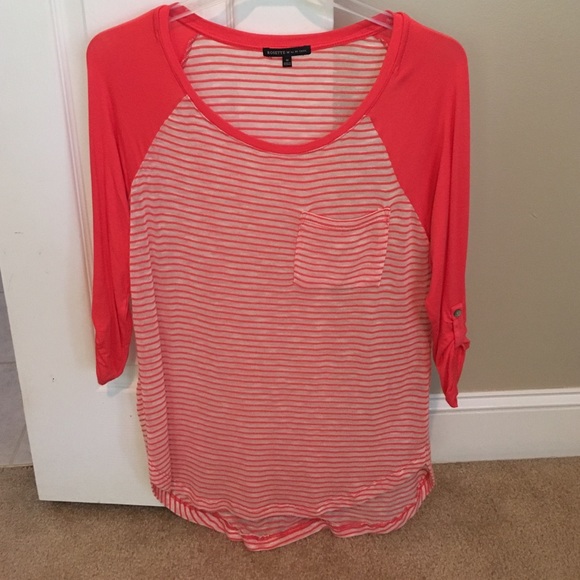 Striped Baseball Tee