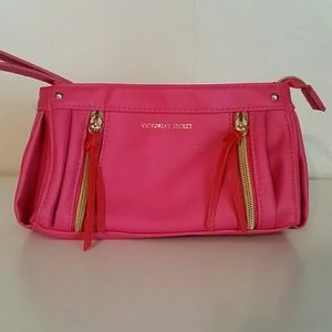 Victorias Secret Pink Tassel Cosmetics Bag
