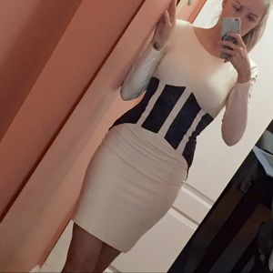 NWOT Bebe form fitting dress