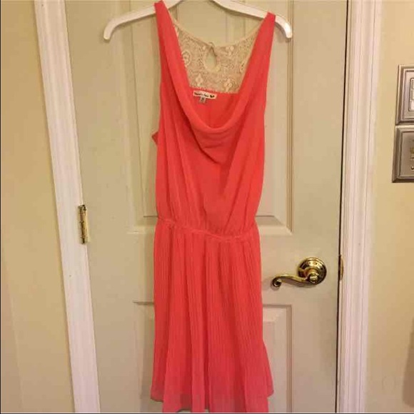 Coral dress