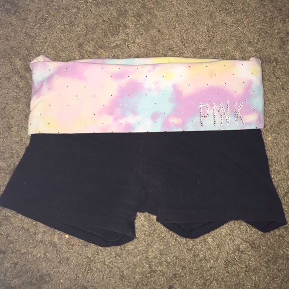 Vs Pink yoga shorts