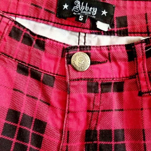 Abbey Dawn by Avril Lavigne Checkered Skinny Jeans