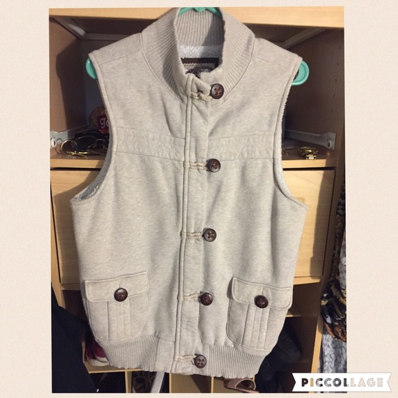 Fur lining vest