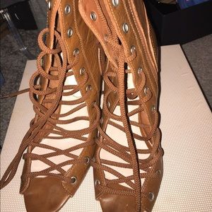 Lace up sandals