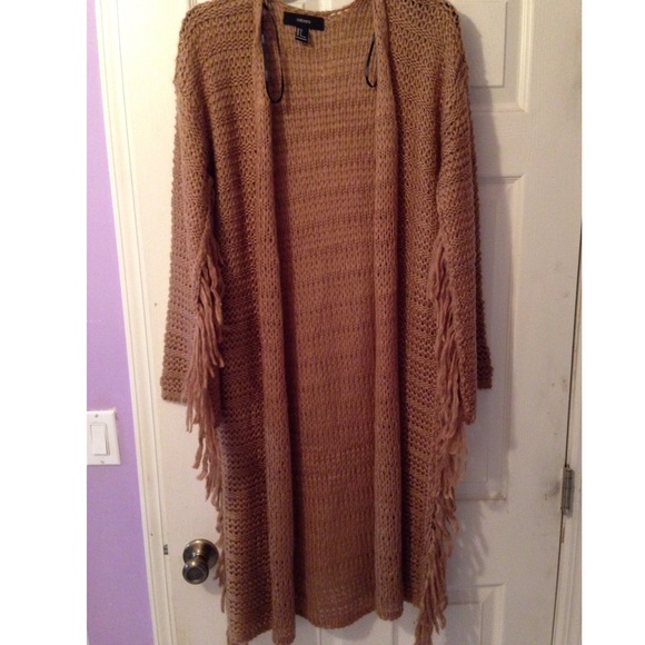 Forever 21 maxi length cardigan