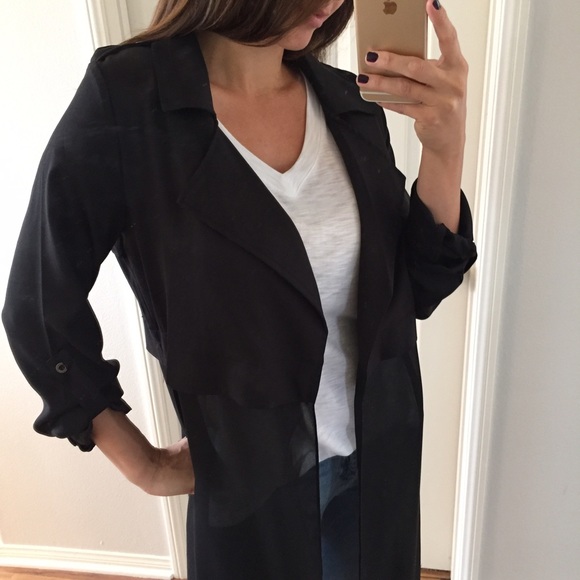 Last Item | Classic Black Trench - Picture 3 of 4