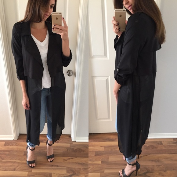 Last Item | Classic Black Trench - Picture 4 of 4