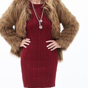 Knit Sweater Dress 👗