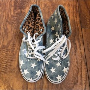 Blue&White star vans