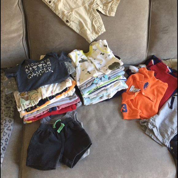 Bundle of baby clothes