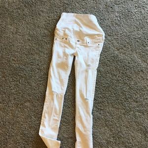 White maternity jeans H&M