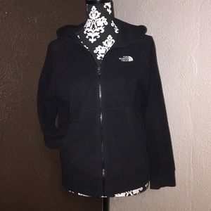 North face zip up hoodie
