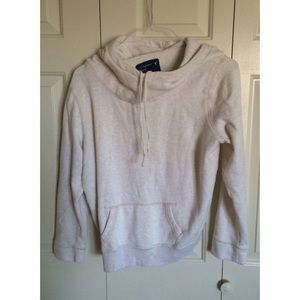 Cowl neck hoodie