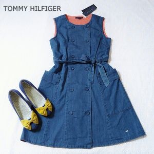 Tommy Hilfiger Denim Dress with pockets and belt