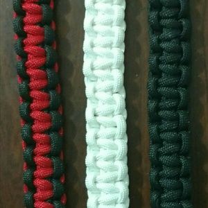 3 Handmade Paracord Bracelets