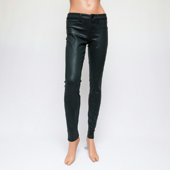 Elie Tahari 2x30 Teal Wax Azella Skinny Jeans