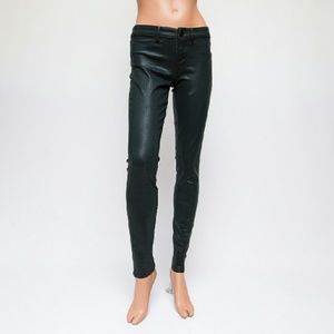 Elie Tahari 2x30 Teal Wax Azella Skinny Jeans
