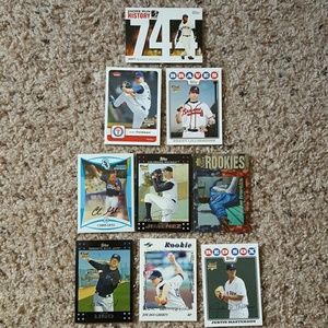 8 Rookies Plus a Historical Barry Bonds Card