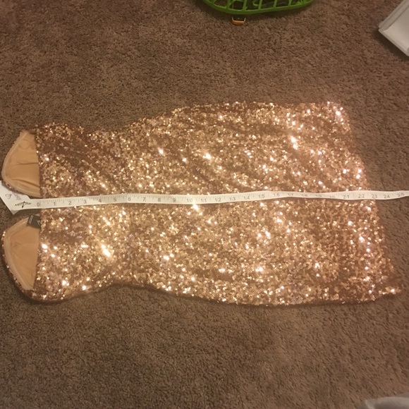 Champane gold sequin dress windsor - Picture 4 of 4