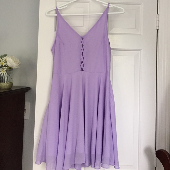 NEW Lace up purple Tobi dress