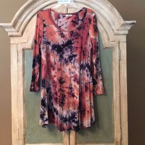 Comfy and cute tie-dye tunic