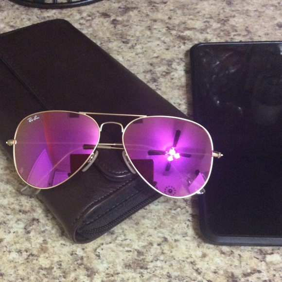 Ray ban Aviator rb3025 pink magenta flash 112/4T