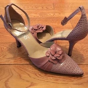 🌸 Franco Sarto Rosy crocodile shoes🌸