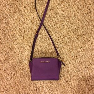 *SOLD*Michael kors mini selma Purple
