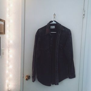 urban Outfitters vintage Jean studded jacket
