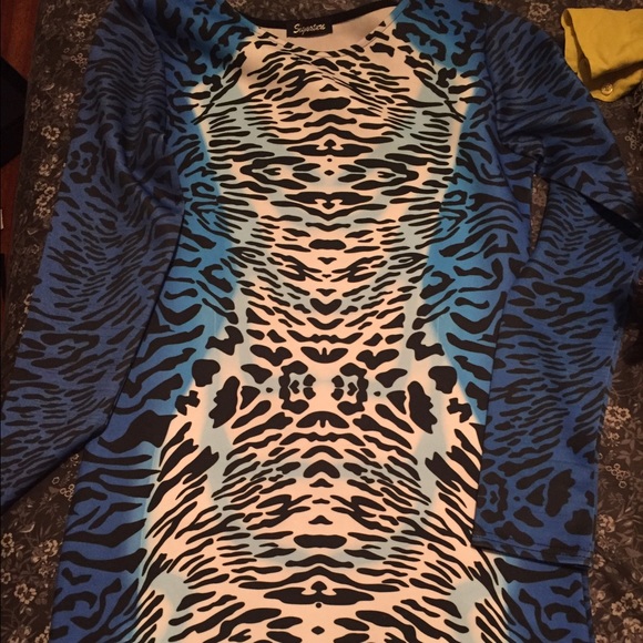 Tiger print dress