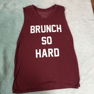 Brunch So Hard tank