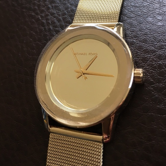 Authentic Michael Kors gold watch