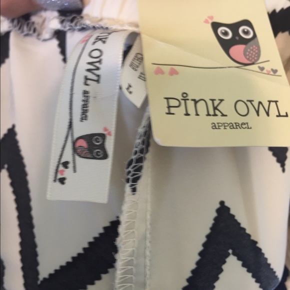 Pink Owl Palazzo Pants - Picture 3 of 3