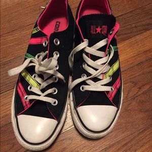 Neon Stripe Converse