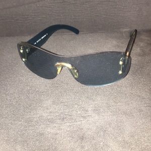 Gucci sunglasses clear blue