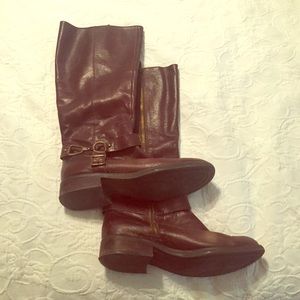 Enzo Angiolini Tall Brown Boots