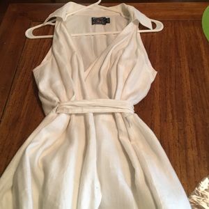 Awesome white wrap dress
